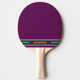 Ping Pong Paddle mit Initialen Tischtennis Schläger