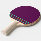 Ping Pong Paddle mit Initialen Tischtennis Schläger (Vorderseite)