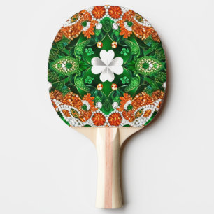 Ping Pong Paddle mit Irish Colors Tischtennis Schläger