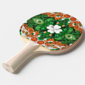 Ping Pong Paddle mit Irish Colors Tischtennis Schläger (Vorderseite)
