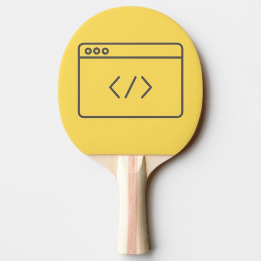 Ping Pong Paddle mit Kodierung Tischtennis Schläger (Rückseite)