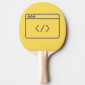 Ping Pong Paddle mit Kodierung Tischtennis Schläger (Vorderseite)