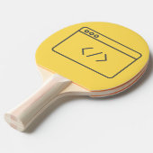 Ping Pong Paddle mit Kodierung Tischtennis Schläger (Vorderseite)