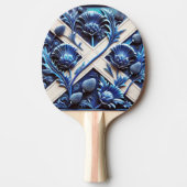 Ping Pong Paddle mit schottischen Thistles Tischtennis Schläger (Vorderseite)
