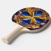 Ping Pong Paddle mit Schweden Farben Tischtennis Schläger (Vorderseite)
