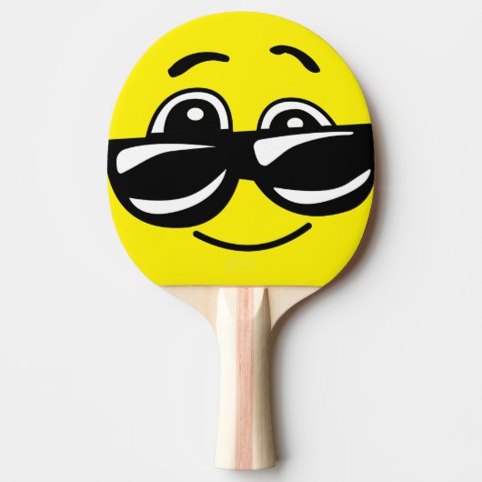 Ping-Pong Paddle mit Smile Face - HAMbWG Tischtennis Schläger (Vorderseite)