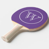 Ping Pong Paddle Monogram Letter Tischtennis Schläger (Vorderseite)