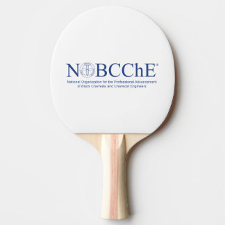 Ping Pong Paddle - NOBCChE-Logo Tischtennis Schläger