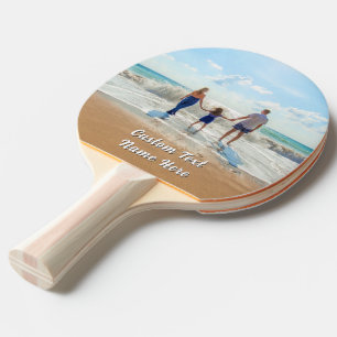 Ping Pong Paddle Paddel mit Textname im benutzerde Tischtennis Schläger