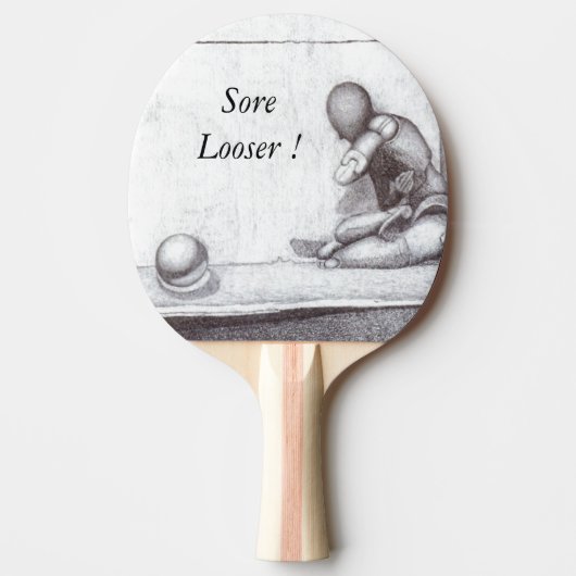 Ping Pong Paddle Paddle "Sore Looser" Tischtennis Schläger (Vorderseite)