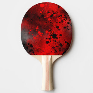 Ping Pong Paddle Paint Spritzer Effect Tischtennis Schläger