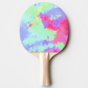 Ping Pong Paddle Paint Spritzer Effect Tischtennis Schläger