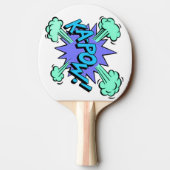 Ping Pong Paddle - Pop Art Ka-Pow Tischtennis Schläger (Rückseite)