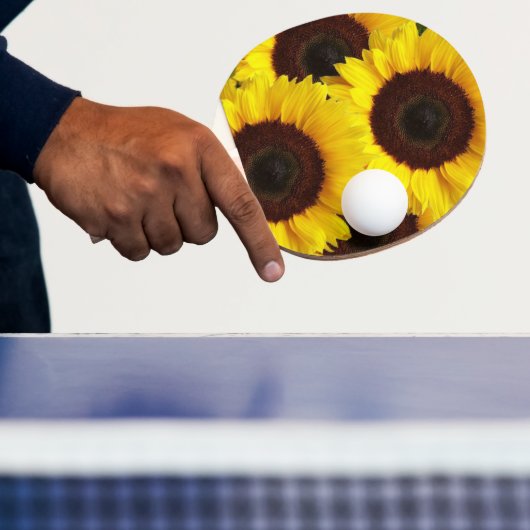 Ping Pong Paddle Sonnenblumen Blume Natur Tischtennis Schläger (InSitu)