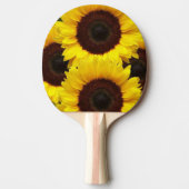Ping Pong Paddle Sonnenblumen Blume Natur Tischtennis Schläger (Vorderseite)