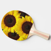 Ping Pong Paddle Sonnenblumen Blume Natur Tischtennis Schläger (Seitenansicht)