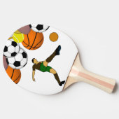 Ping Pong Paddle Sports Soccer Tischtennis Schläger (Seitenansicht)