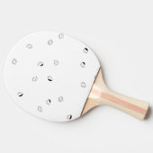Ping Pong Paddle Tischtennis Schläger (Seitenansicht)