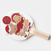 Ping Pong Paddle Tischtennis Schläger (Seitenansicht)