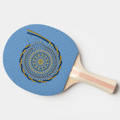Ping Pong Paddle Tischtennis Schläger (Seitenansicht)
