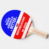 Ping Pong Paddle Tischtennis Schläger (Seitenansicht)