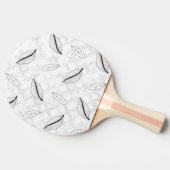 Ping Pong Paddle Tischtennis Schläger (Seitenansicht)