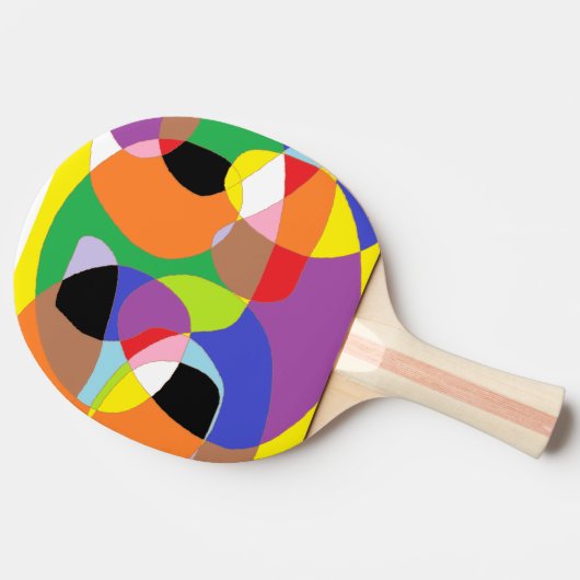 Ping Pong Paddle Tischtennis Schläger (Seitenansicht)