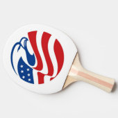 Ping Pong Paddle Tischtennis Schläger (Seitenansicht)