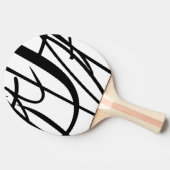 Ping Pong Paddle Tischtennis Schläger (Seitenansicht)