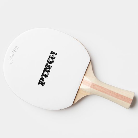 Ping Pong Paddle Tischtennis Schläger (Seitenansicht)