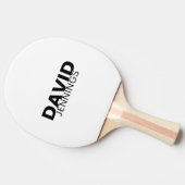 Ping Pong Paddle Tischtennis Schläger (Seitenansicht)