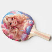 Ping Pong Paddle Tischtennis Schläger (Seitenansicht)