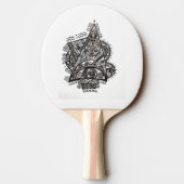 Ping Pong Paddle Tischtennis Schläger (Rückseite)