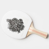Ping Pong Paddle Tischtennis Schläger (Seitenansicht)