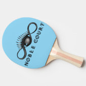 Ping Pong Paddle Tischtennis Schläger (Seitenansicht)