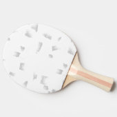 Ping Pong Paddle Tischtennis Schläger (Seitenansicht)