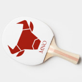 Ping Pong Paddle Tischtennis Schläger (Seitenansicht)