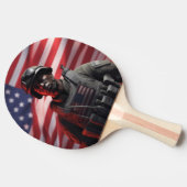 Ping Pong Paddle Tischtennis Schläger (Seitenansicht)