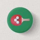 Ping Pong Paddle und Balls Button (Vorderseite)