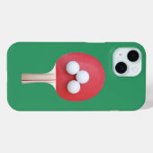 Ping Pong Paddle und Balls Case-Mate iPhone Hülle (Rückseite (Horizontal))