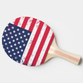 Ping Pong Paddle-USA Flag Ping Pong Paddle Tischtennis Schläger (Seitenansicht)