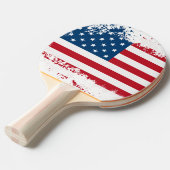 Ping Pong Paddle-USA-Flagge Tischtennis Schläger (Vorderseite)