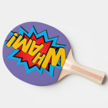Ping Pong Paddles - Wham und Ka Pow