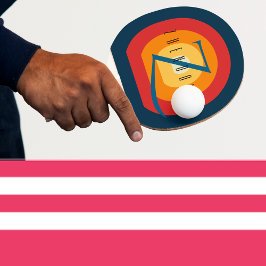 Ping Pong Personalisiert bearbeitbarer Name Initia Tischtennis Schläger