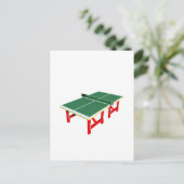 PIng Pong Postkarte (Stehend Vorderseite)