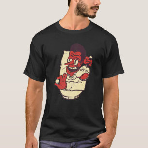 Ping Pong Power Burst Tischtennis Bat 1 T-Shirt
