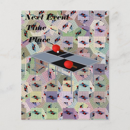 Ping Pong, Promotionspiel-Flyer Flyer (Vorne)