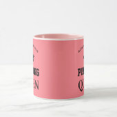 Ping Pong Queen Name personalisiert Tasse (Zentrum)