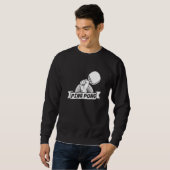 Ping Pong Racket Paddle Ball Game Table Tennis Pla Sweatshirt (Vorne ganz)
