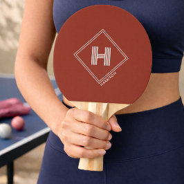 Ping-Pong-Schläger | Stilvolles geometrisches Mono Tischtennis Schläger